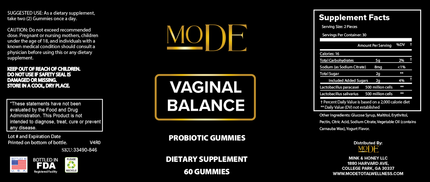 Vaginal Balance - Probiotic Gummies