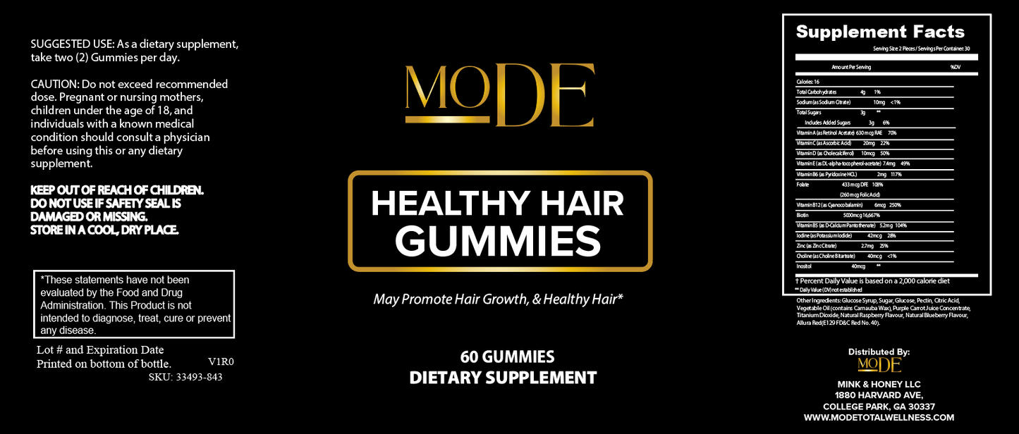 Healthy Hair Gummies